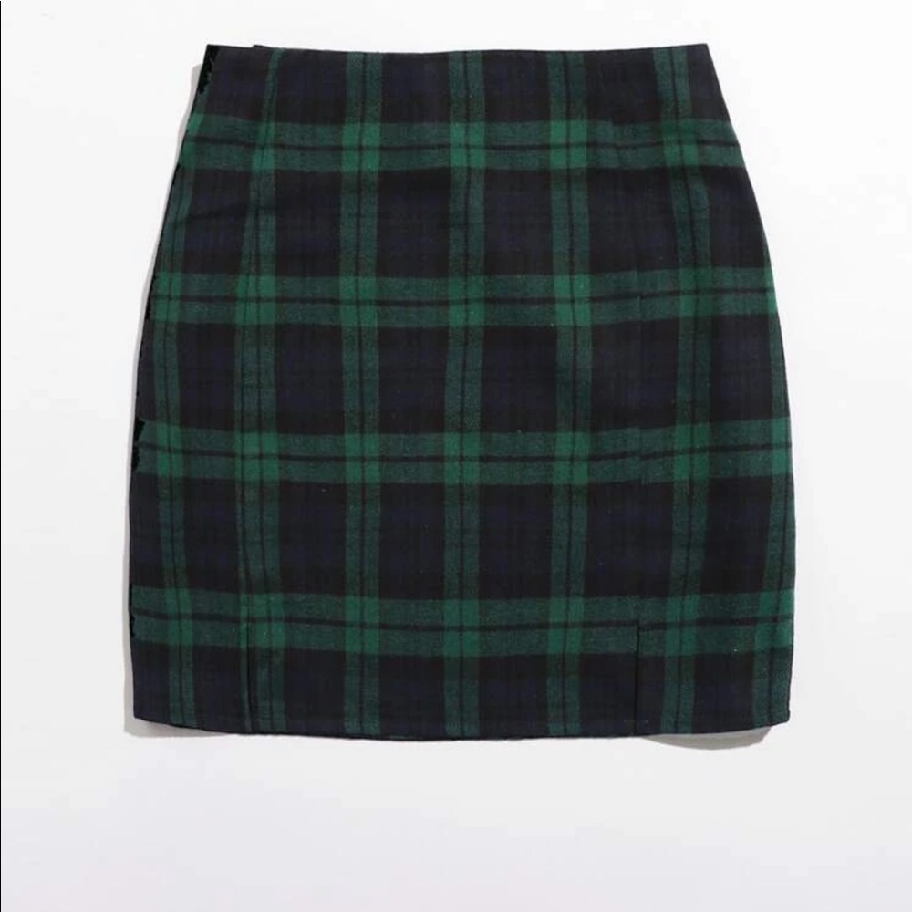 Plaid Mini Skirt